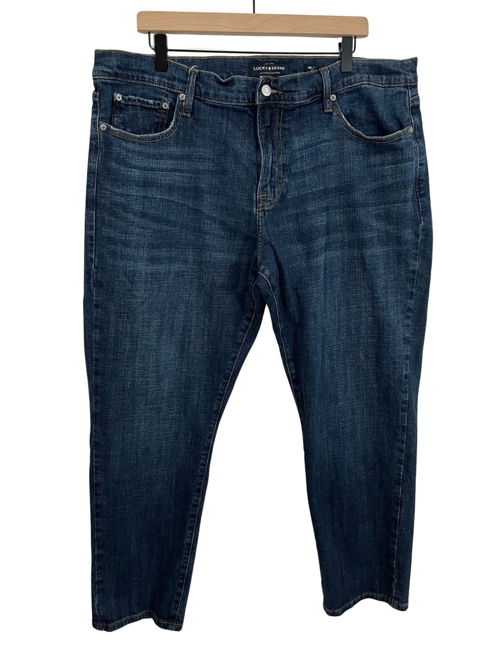 Lucky Brand 221 Straight Jeans Men’s Size 40x30 Dark Wash Denim